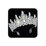 COCIDE Silver Crowns for Women Tiaras for Women Crowns for Girls Tiaras for Girls Crystal Rhinestones Queen Princess for Party Wedding Bridal Halloween Costume Cosplay Accessories