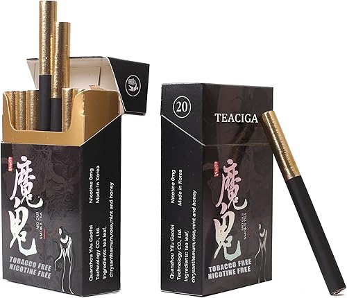 Cigarrillos de hierbas - Sin tabaco y nicotina -2 paquetes 40 humos - Ayuda a dejar de fumar