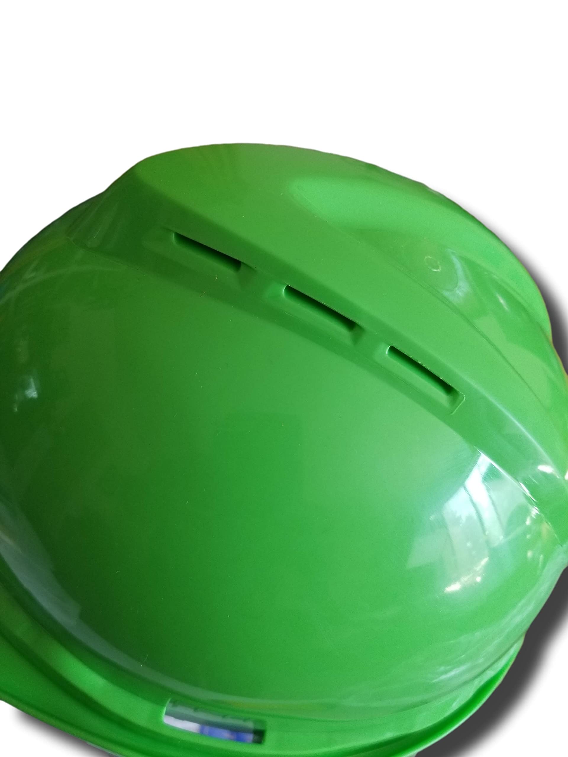 MSA Safety 10035212 V-Gard 500 ventilación estilo tapa protectora con Fas Trac 4 punto trinquete suspensión, color verde lima