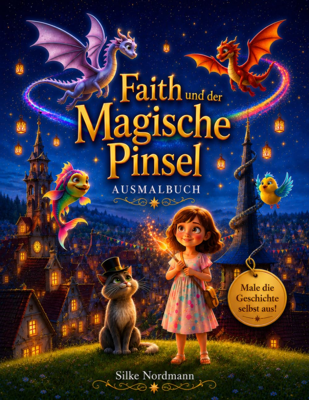 Faith und der magische Pinsel: - Das große Ausmalbuch -