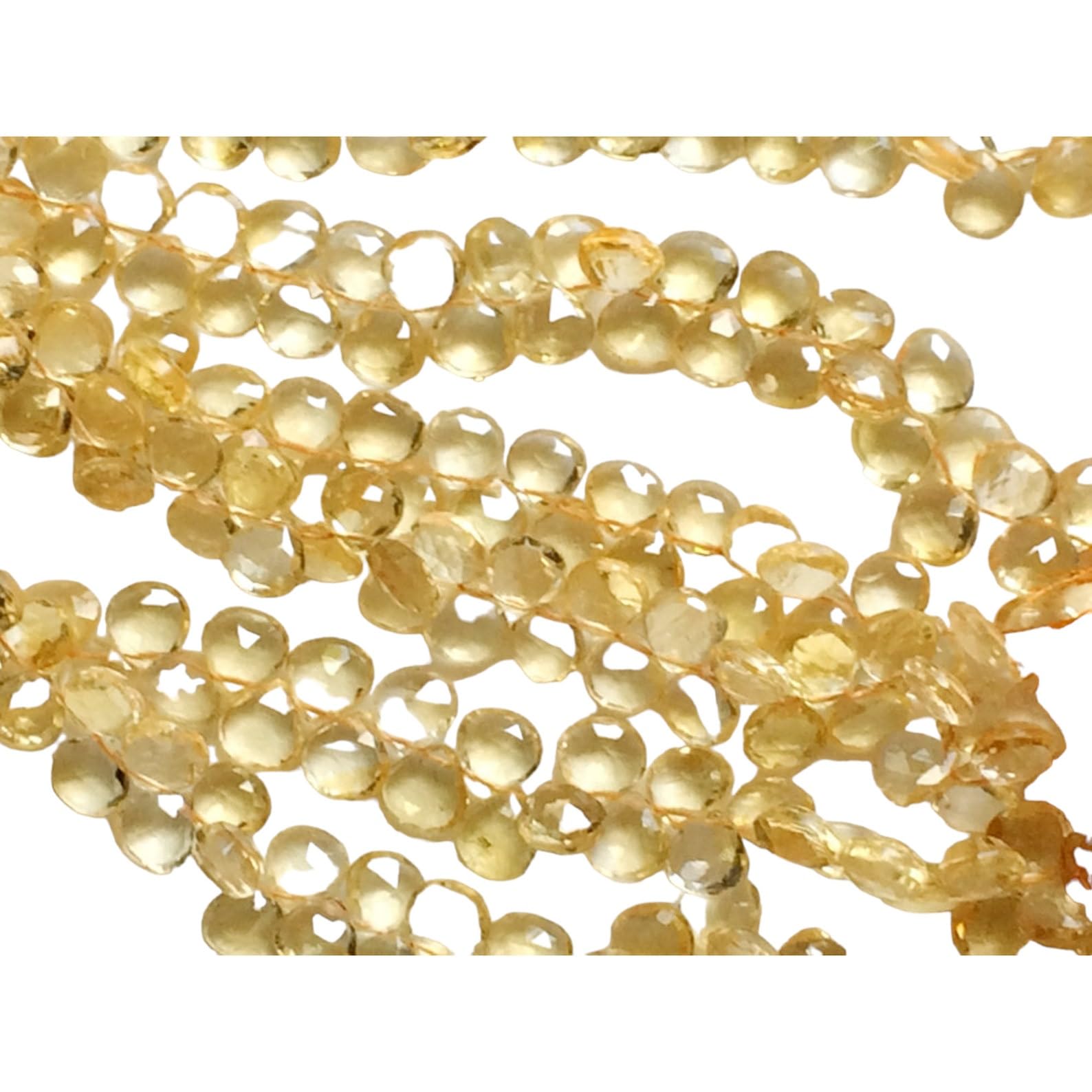 Citrine pour bijoux à facettes 7,5 mm pour sublimer vos looks d'été