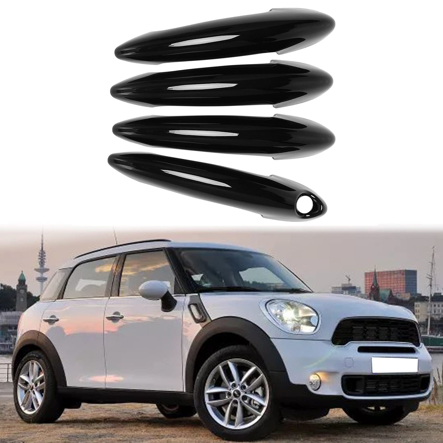 4 Pz/set Auto Maniglia Della Porta Coperture Trim Adatto per Mini R60 Countryman S 11-16 Modles