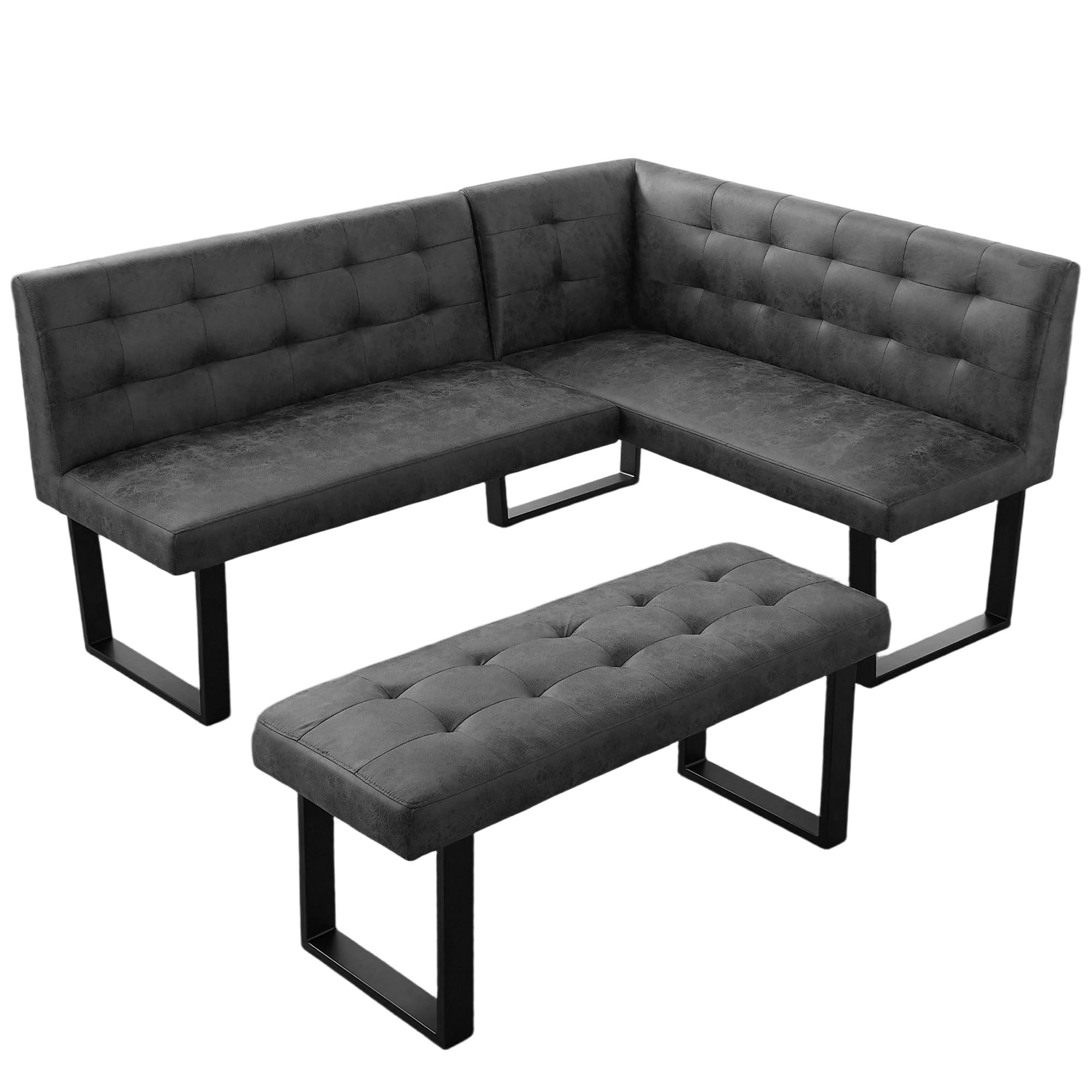 HIPIHOM Upholstered Corner Bench