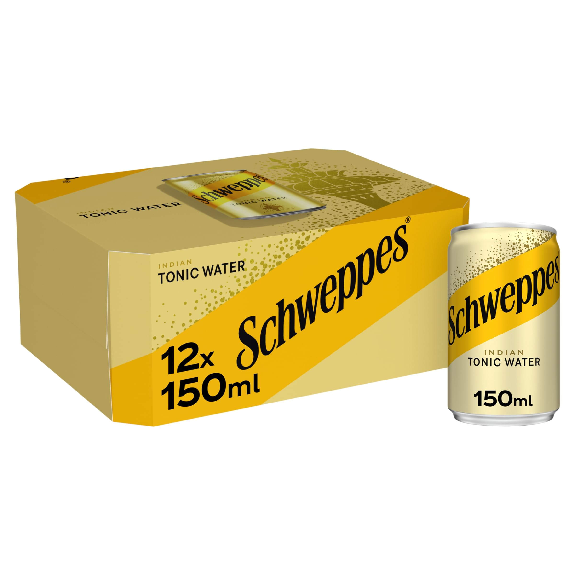 Schweppes Tonic Water 12 x 150ml Cans