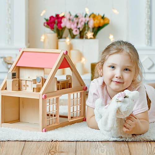 Miniatura 7 de DOITOOL 8 piezas de ventanas de casa de muñecas 1: casa de muñecas en miniatura a escala 12, marco de ventana, modelo de casa de muñecas, muebles de