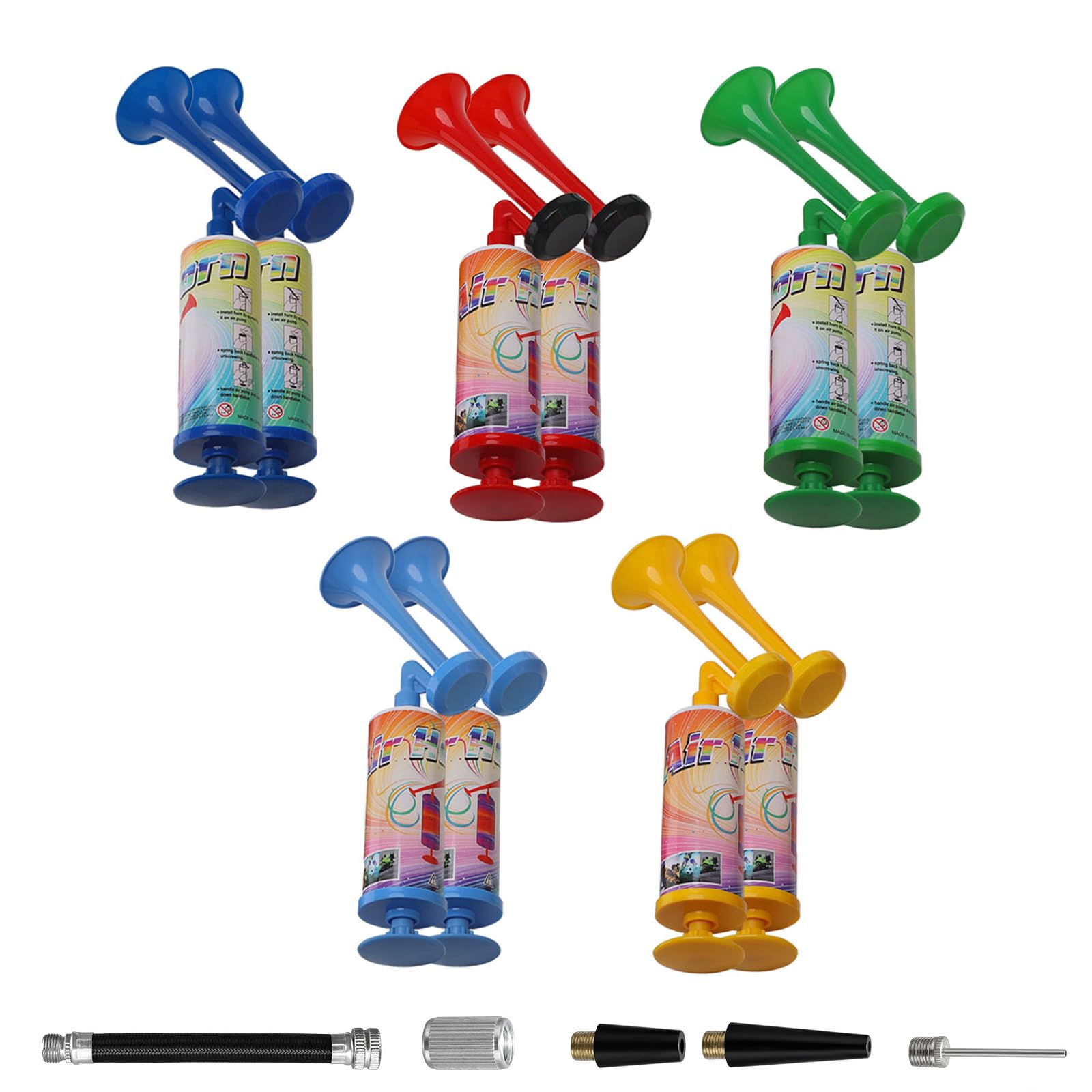 Pump Air Horn Mini Noise Makers for Sporting Events Party Graduation