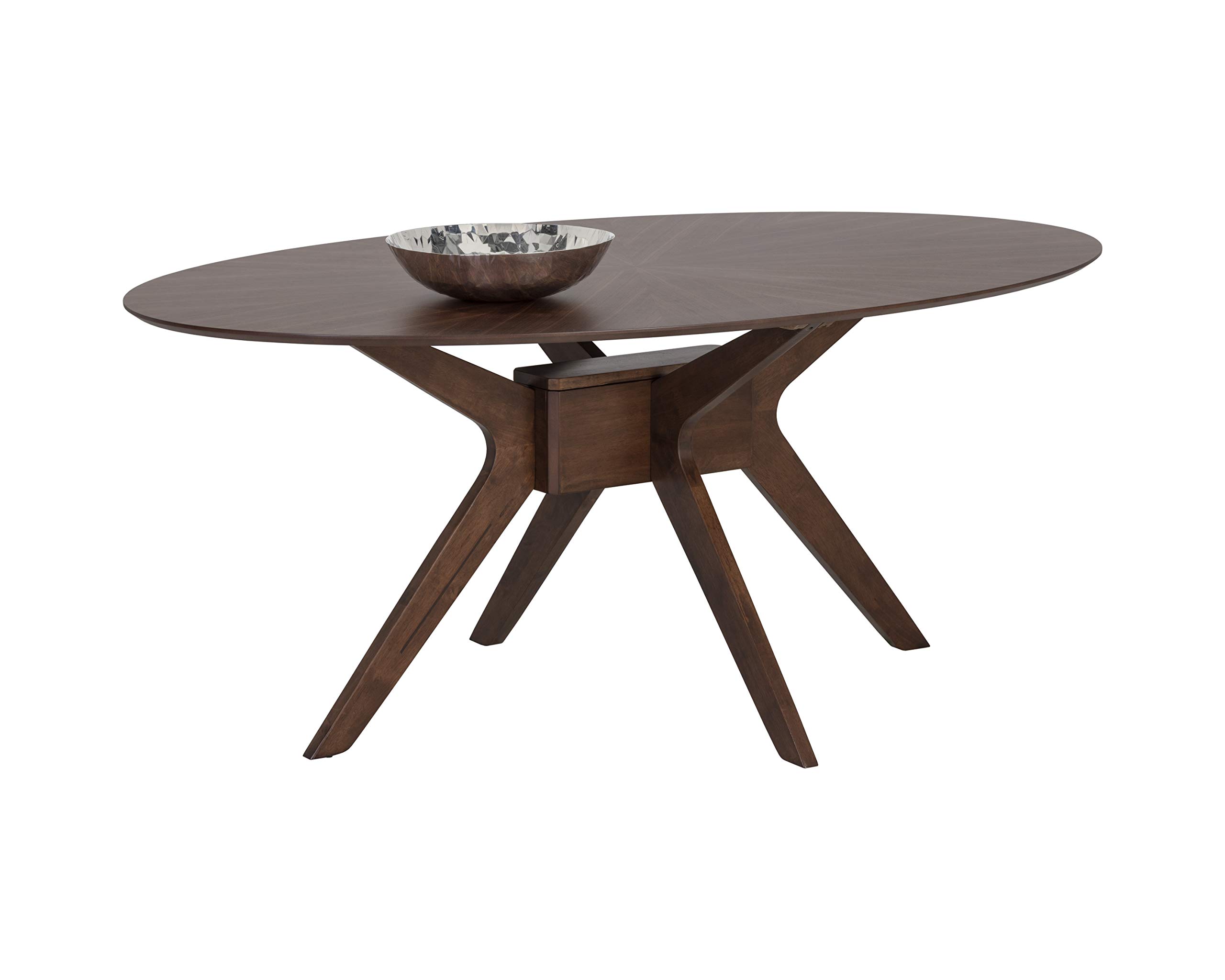 SunpanModern Dining Table, Walnut (106190)