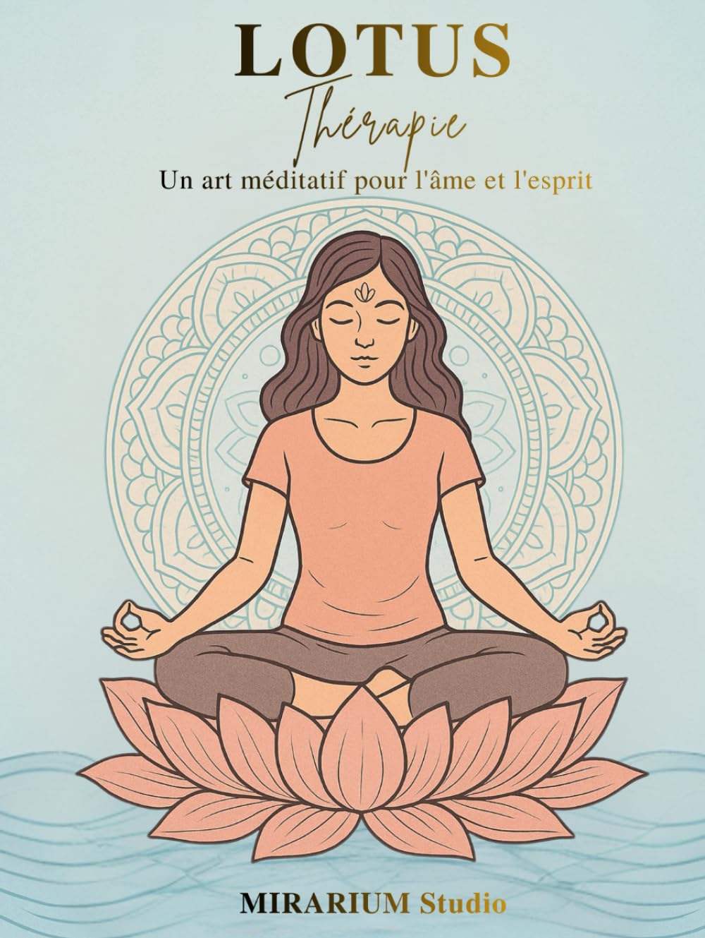 LOTUS THERAPIE: LOTUS Thérapie est un livre de coloriage zen pour adultes, composé de 70 pages inspirées de la beauté du lotus et de l’art de la méditation.