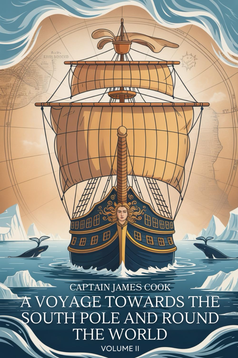 A Voyage Towards the South Pole and Round the World, Volume 2: The Continuation of Cook’s Great Voyage of Discovery (Annotated)