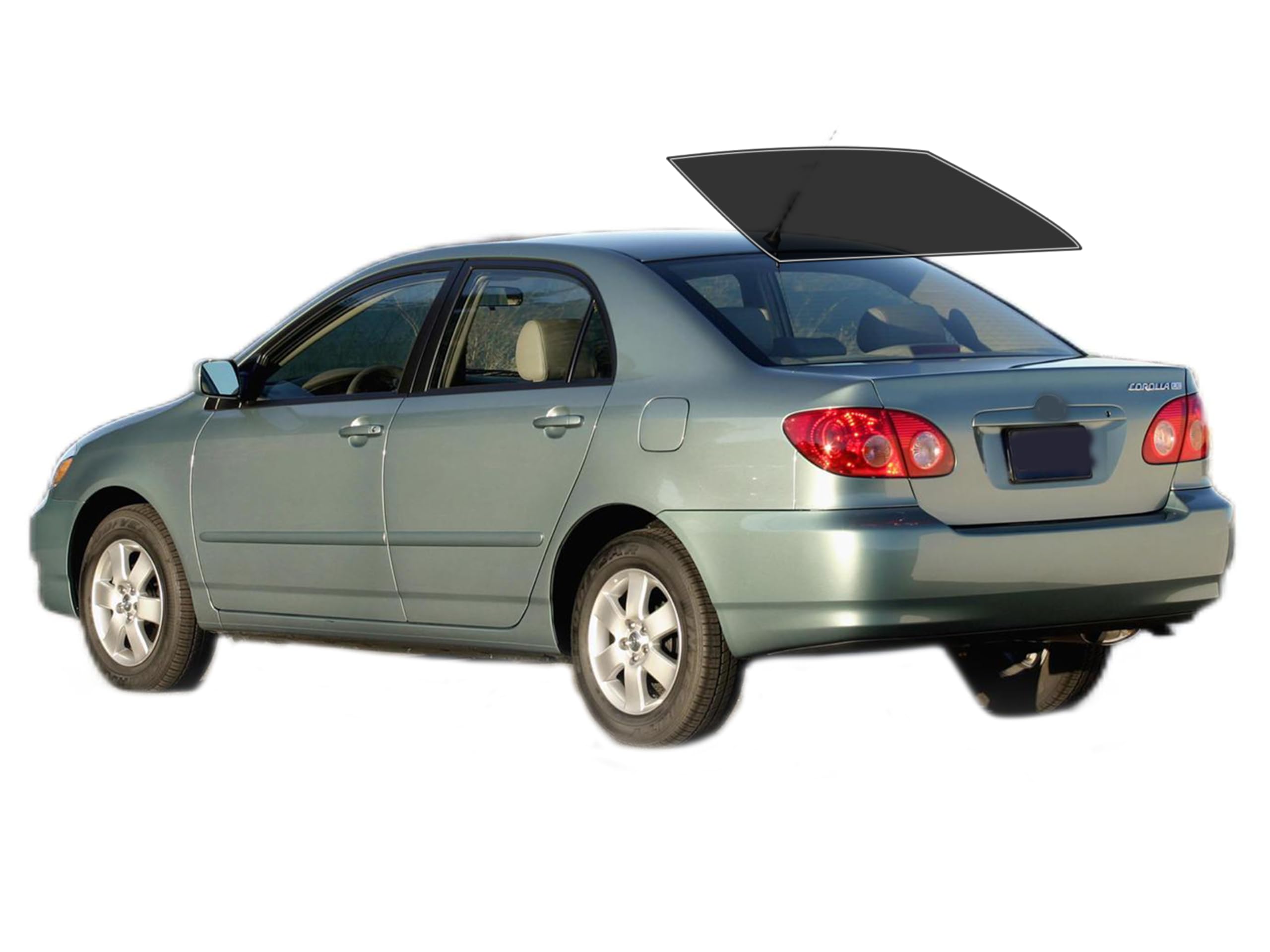 AUTOTEK Precut Windows Tint Film Rear Windshield Cars Sun Blocking Protection Privacy Anti Shatter Glass 2 Ply Computer Cut Any Tint Shade for Toyota