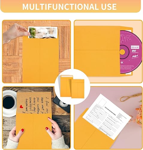 Miniatura 105 de 65 paquetes de sobres A4 de 10 x 15 cm para invitaciones, imprimibles, autosellables para bodas, fotos, tarjetas de felicitación, correo