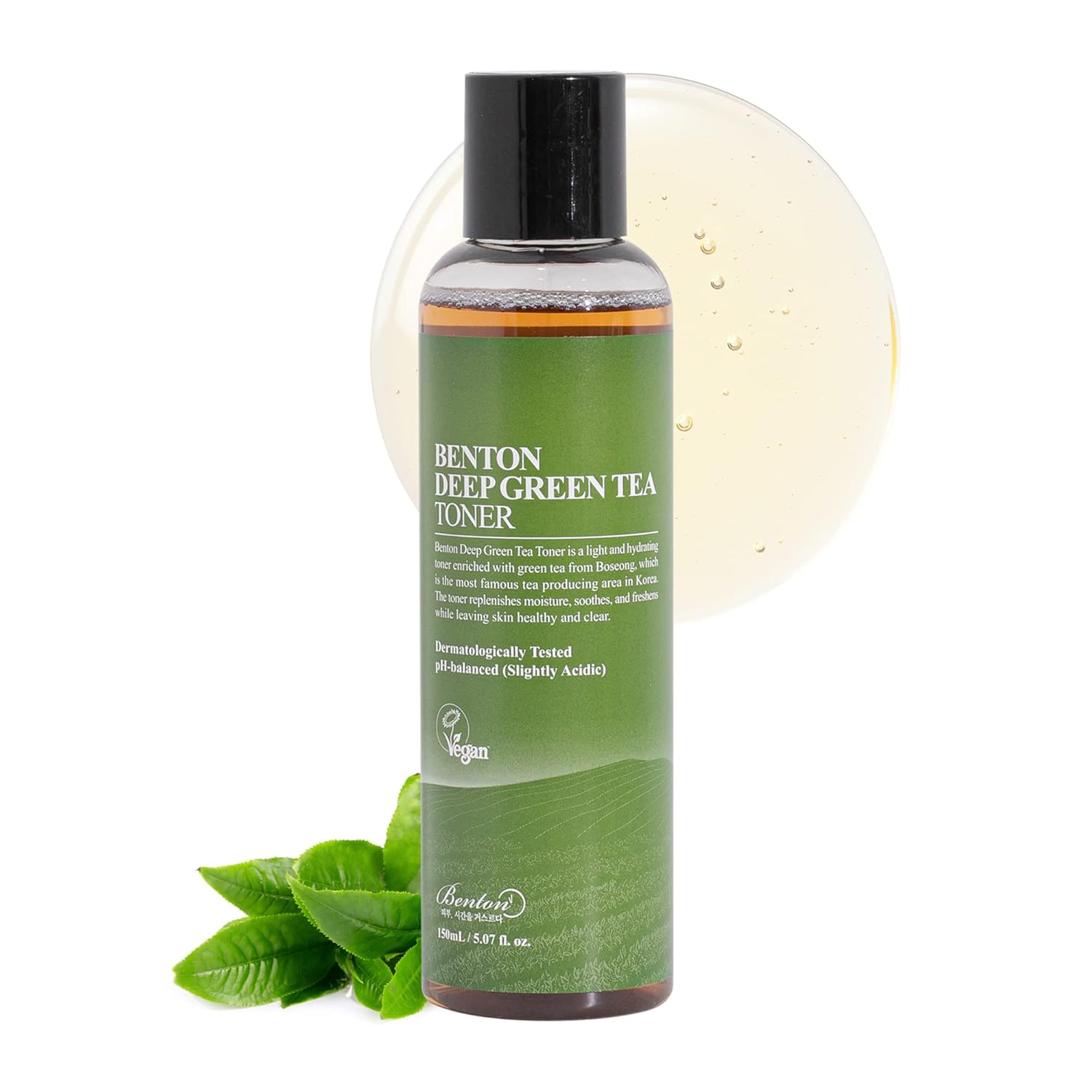 BENTON Deep Green Tea Toner – 150ml (5.07 fl.oz) for Face, Sensitive & Oily Skin BENTON Deep Green Tea Toner – 150ml (5.07 fl.oz) for Face, Sensitive & Oily Skin