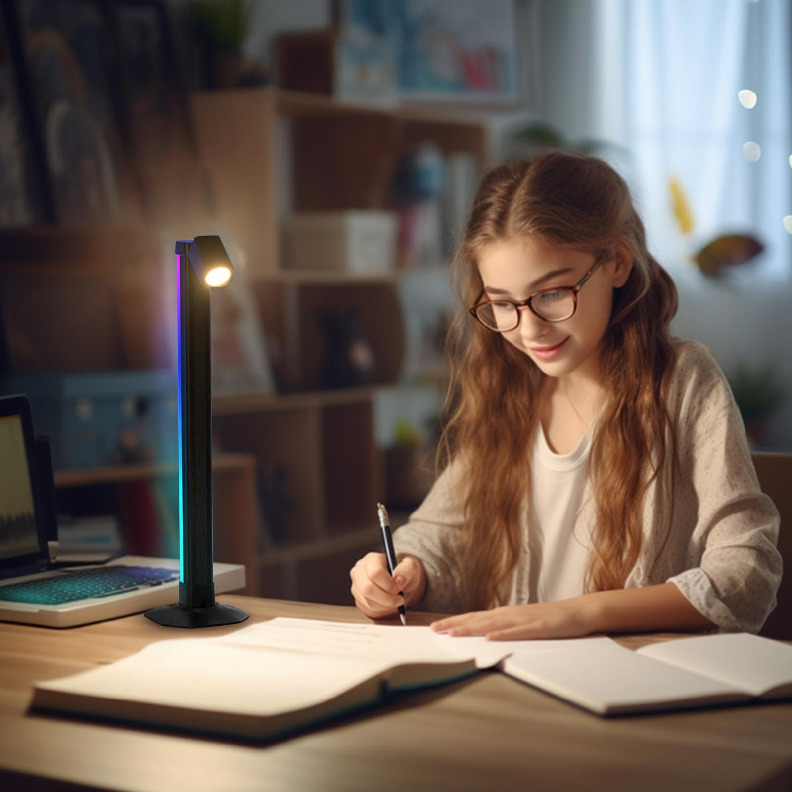 Lampy do nauki na biurko,Lampy do nauki na biurko Pielęgnująca wzrok lampa