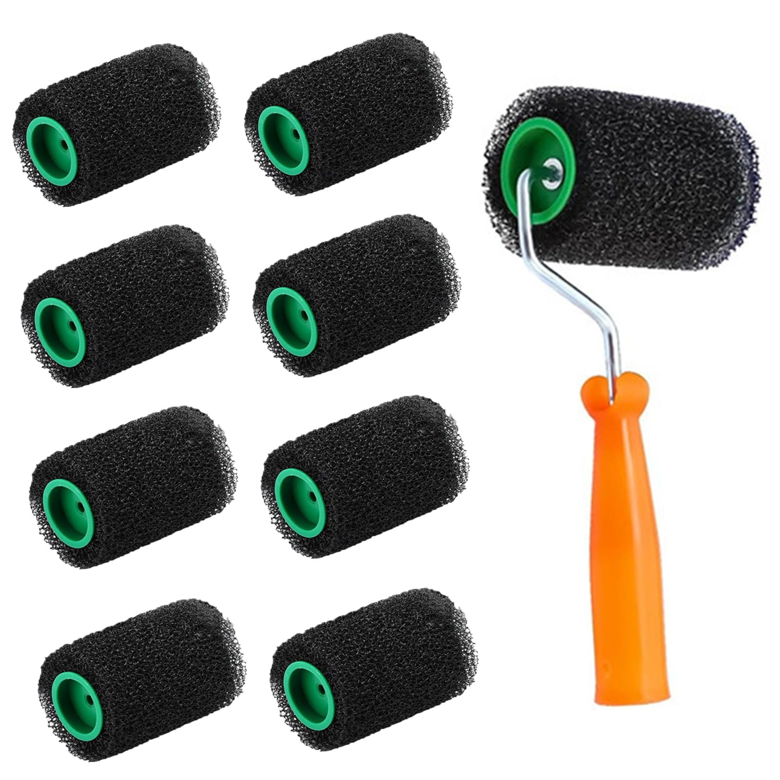 Buxuaaaa Practical 4Inch Drywalls Texture Rollers With Sturdy Frame Portable Accessory For Home Renovations Projects Supplies Painting Supplies