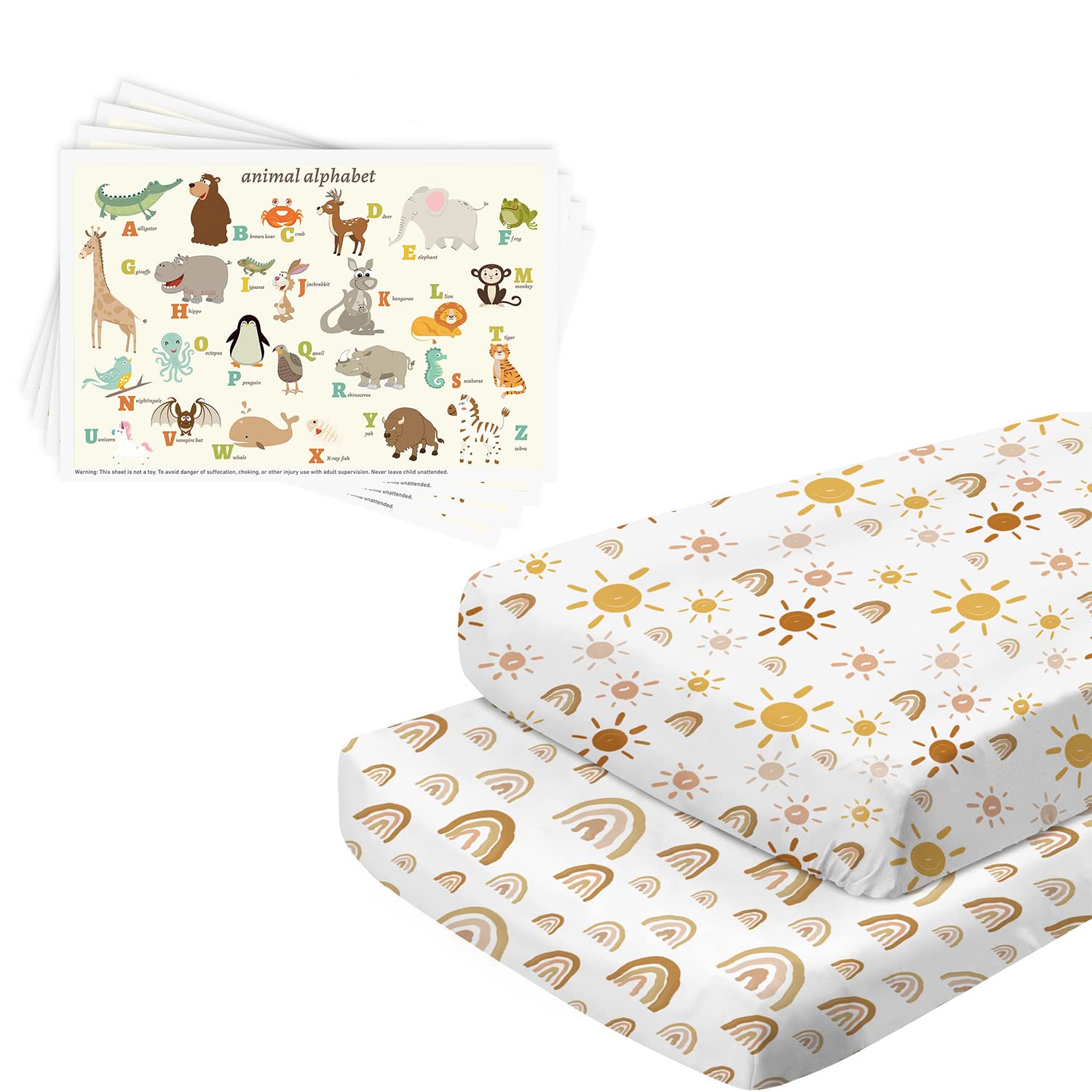 Disposable Stickon Placemats & Changing Pad Cover Baby Registry Search Essentials