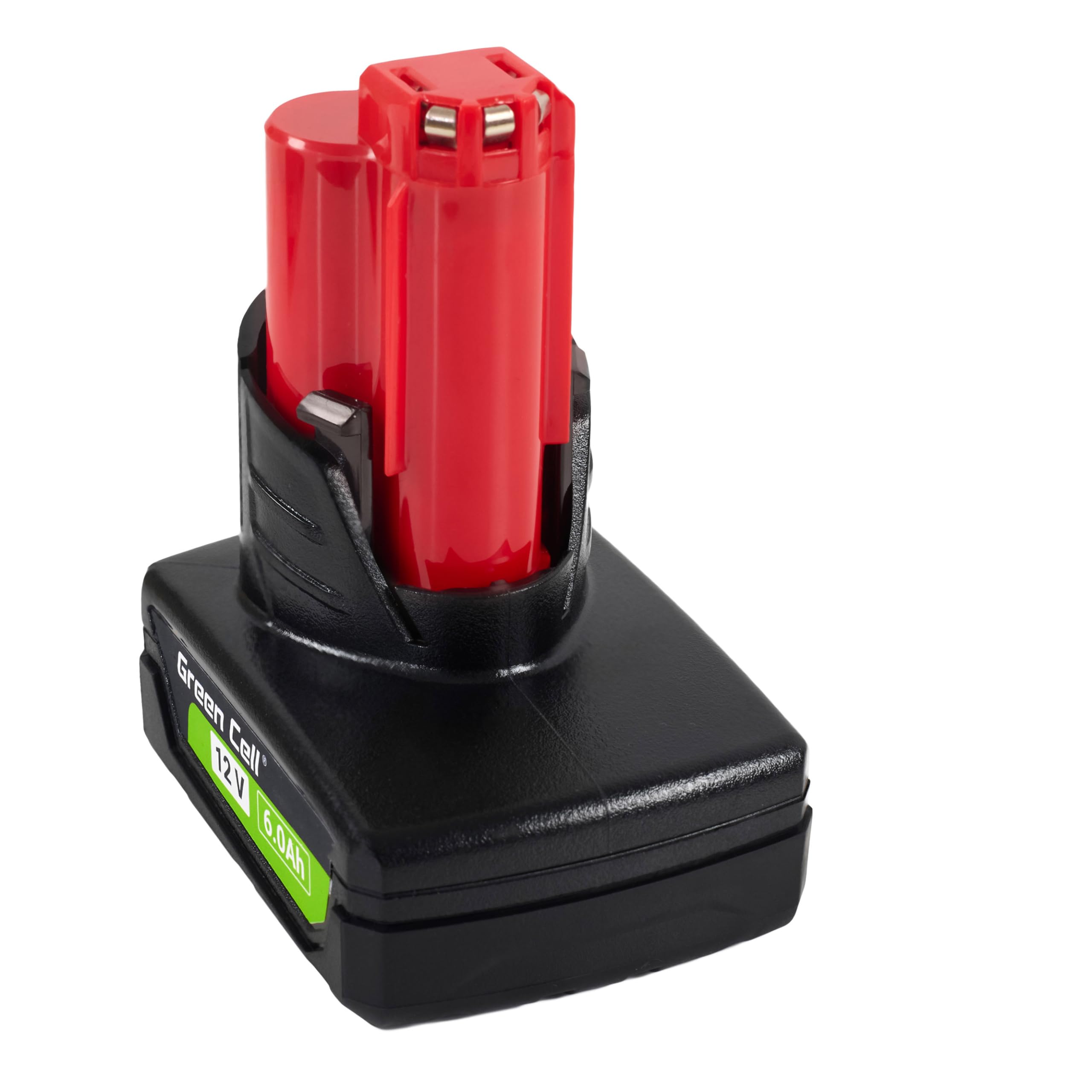 Batteria Green Cell 12V 6Ah Li-Ion per Elettroutensili Milwaukee M12 — Sostituzione di Alta Qualità, Efficiente e Affidabile 4932451388, Alimentazione Duratura