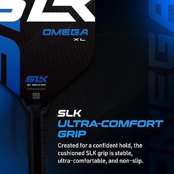 Selkirk Sport SLK Omega Pickleball Paddles | Carbon Fiber XL Blue