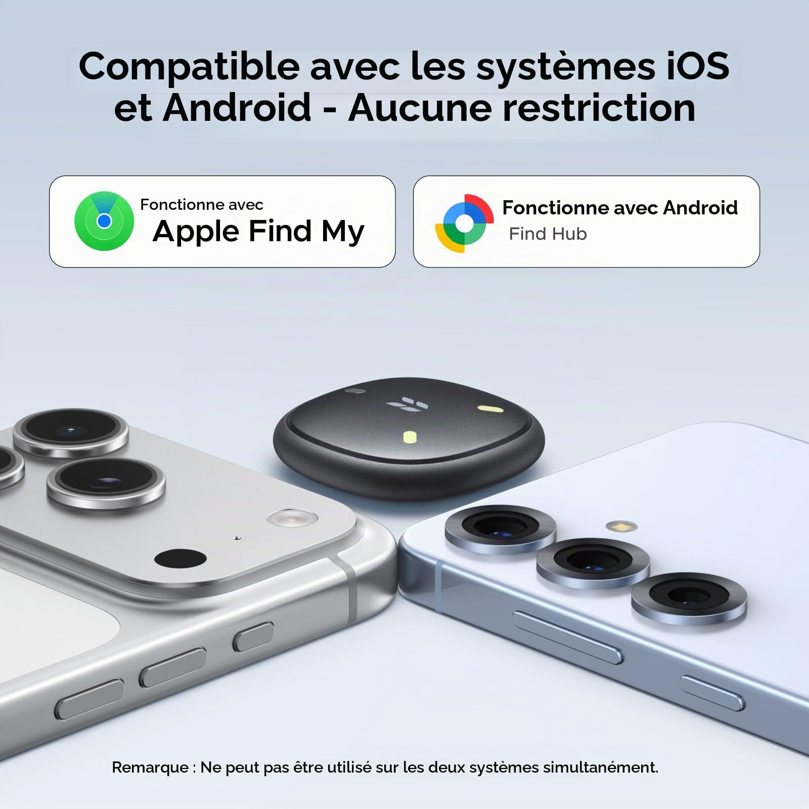 UGREEN FineTrack Mini Duo 2 Finder Tag avec iOS Find My et Android Find Hub
