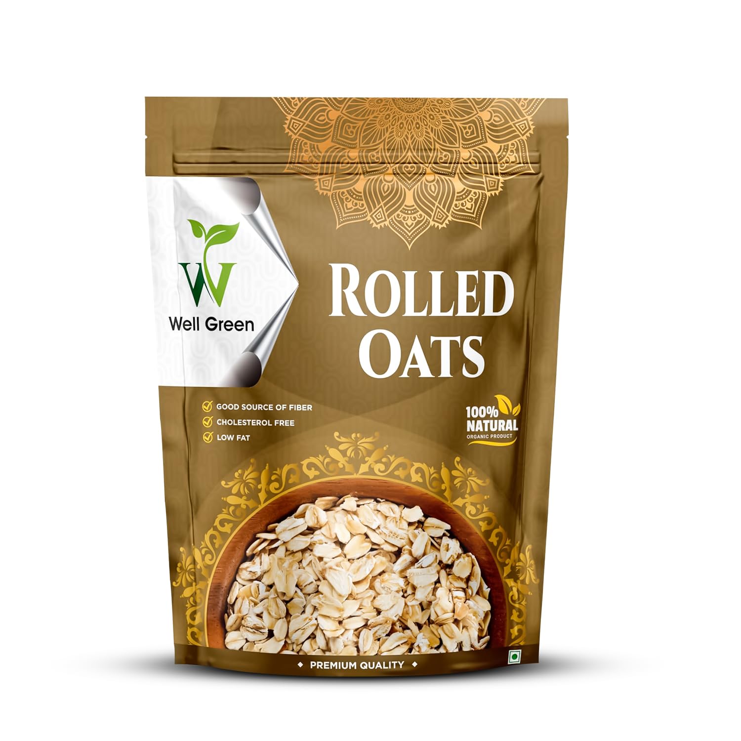 Well Green 100% Wholegrain Rolled Oats 2kg Gluten-Free and Versatile for Healthy Meals Pack of 2 x1kg (B0CQXJ1L15) Amazon Price History, Amazon Price Tracker