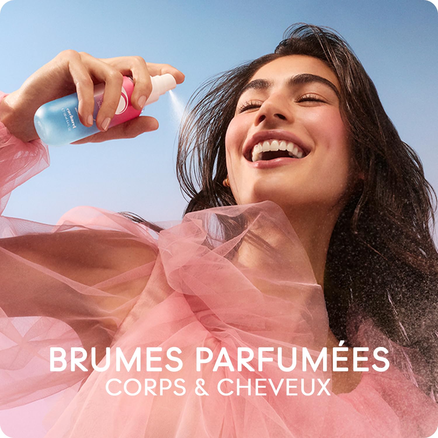 CACHAREL Yummy Mist Violette Sugar — Brume Parfumée Florale Fruitée Corps et Cheveux pour Femme - Accord Fruits Rouges & Baies Pétillantes, Accord Violette Confite, Muscs - Spray Vaporisateur - 100ml