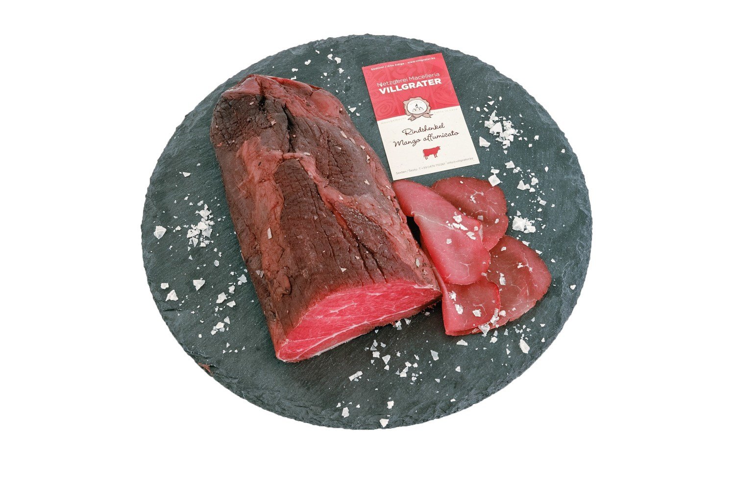 Manzo affumicato dell' Alto Adige Villgrater ca. 450 gr.