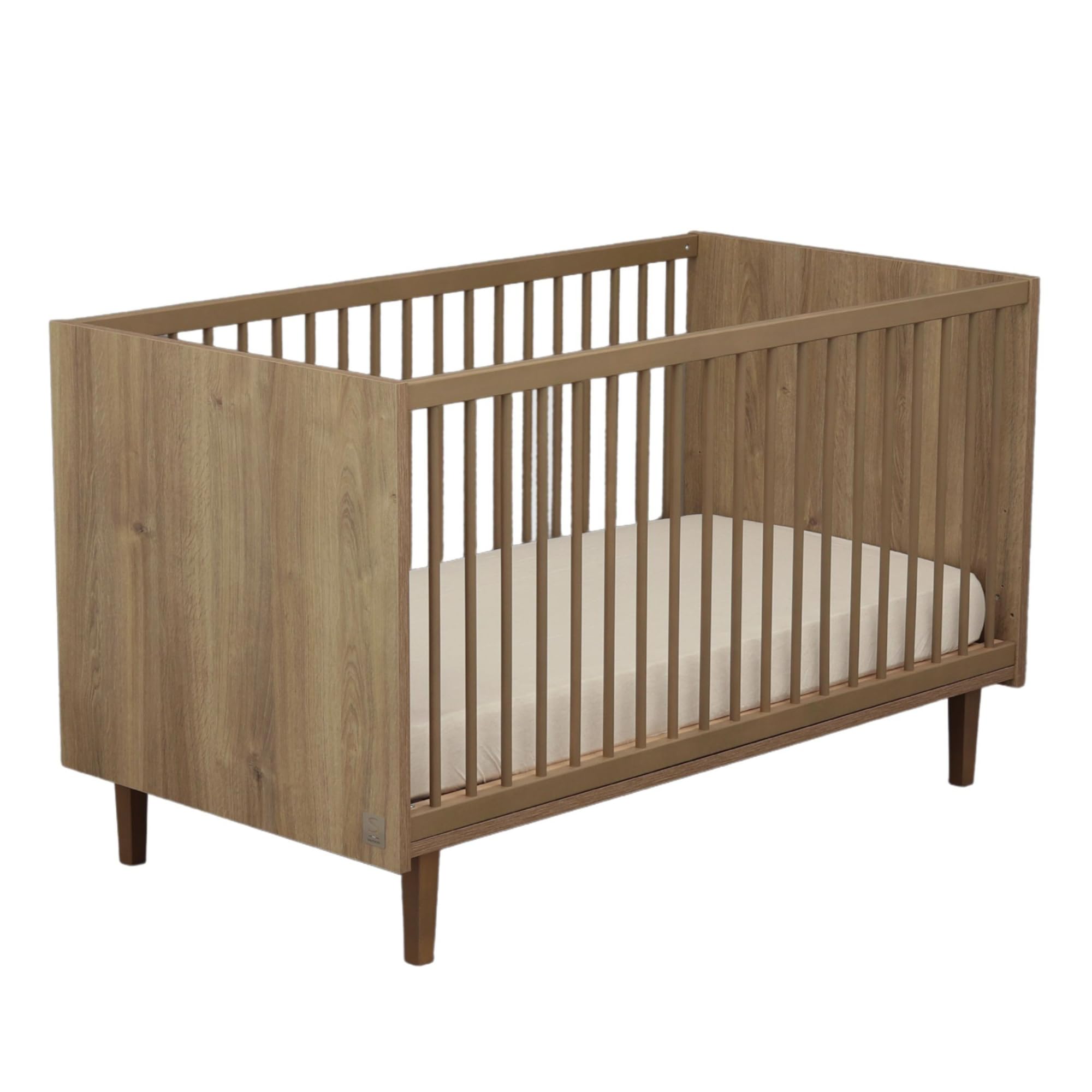 Sauthon Lit évolutif 140x70 - Little Big Bed décor Imitation Bois