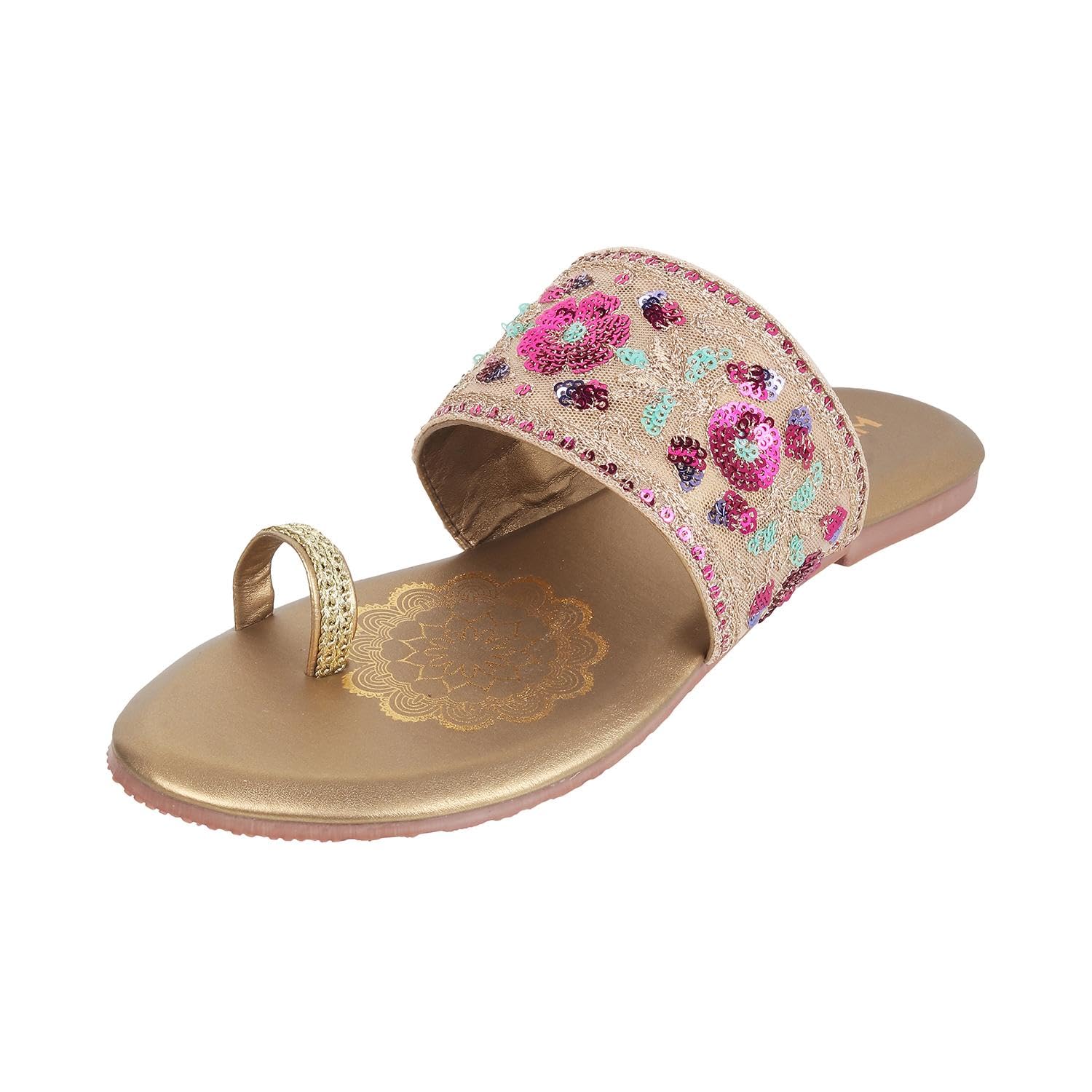 Metro Women Antic Gold Synthetic Leather Ethnic Chappal UK/6 EU/39 (32-575) (B0CPTF56H5) Amazon Price History, Amazon Price Tracker