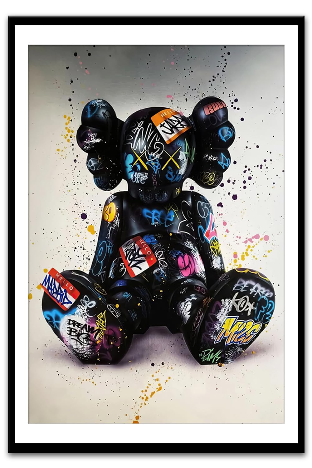 Amazon.com: Generic Hypebeast Kaws Kawaii Kawss Poster Figure Room