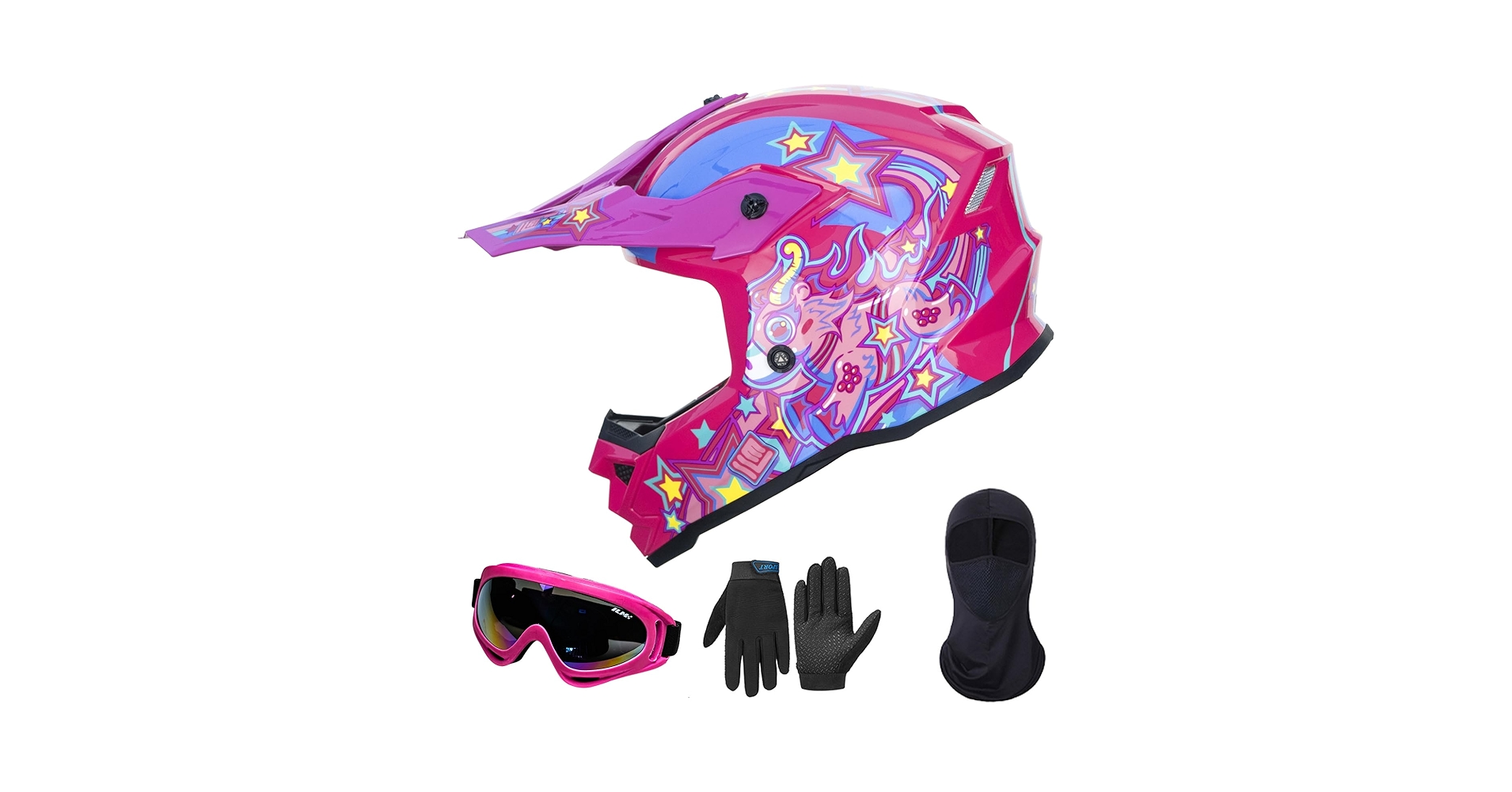YAMAHA CATCH THE WIND！HELMET［size L］ Amazon.com: ILM Dual Sport Adventure Motorcycle Helmet with