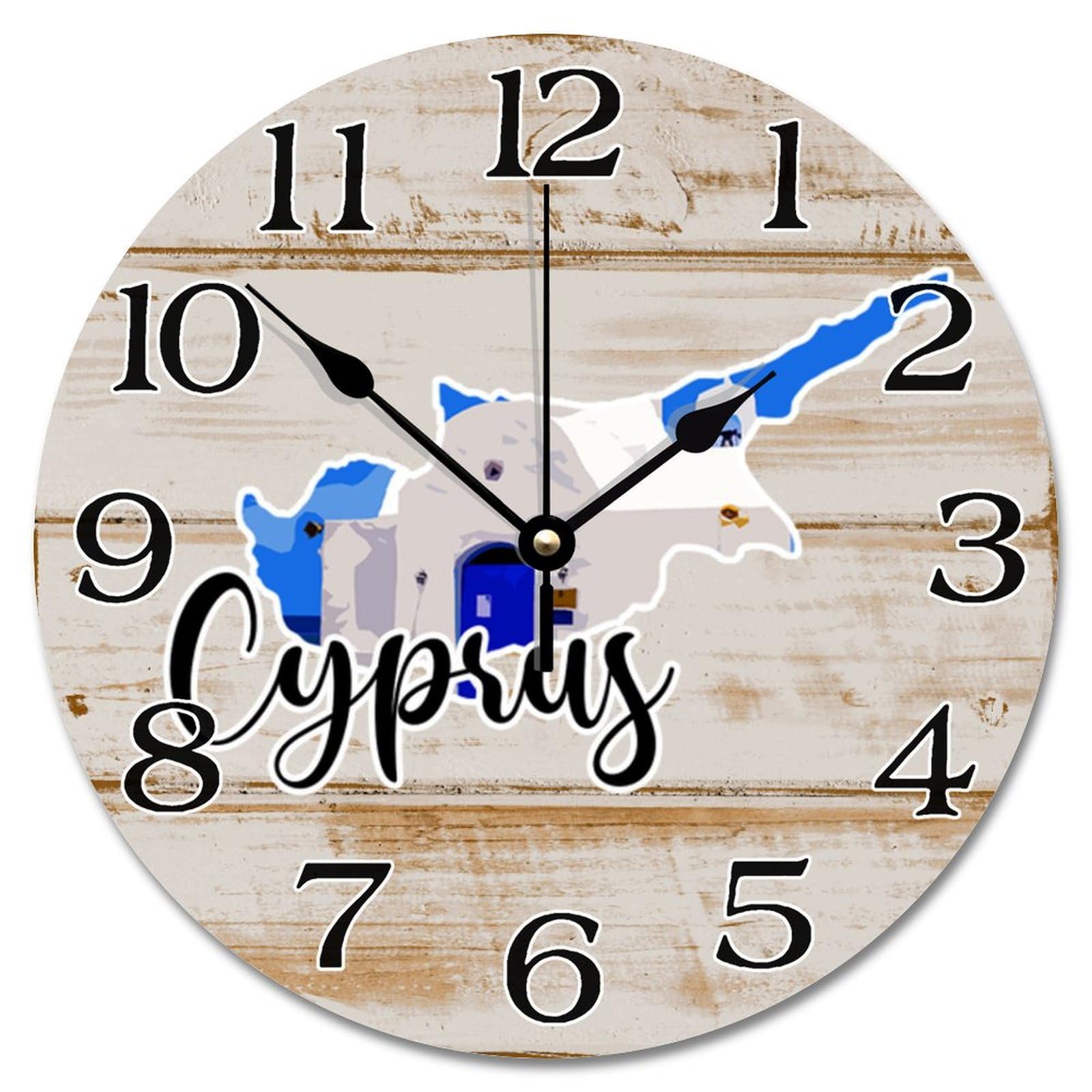 Horloge murale silencieuse sans tic-tac en bois de 30 cm pour un sommeil serein
