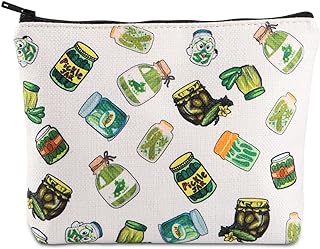 Pickle Bundle Gift Pickle Bachelorette Pickle Lover Waterproof Zipper Pouch Pickle Queen For Women Girls BFF(PICKLE)