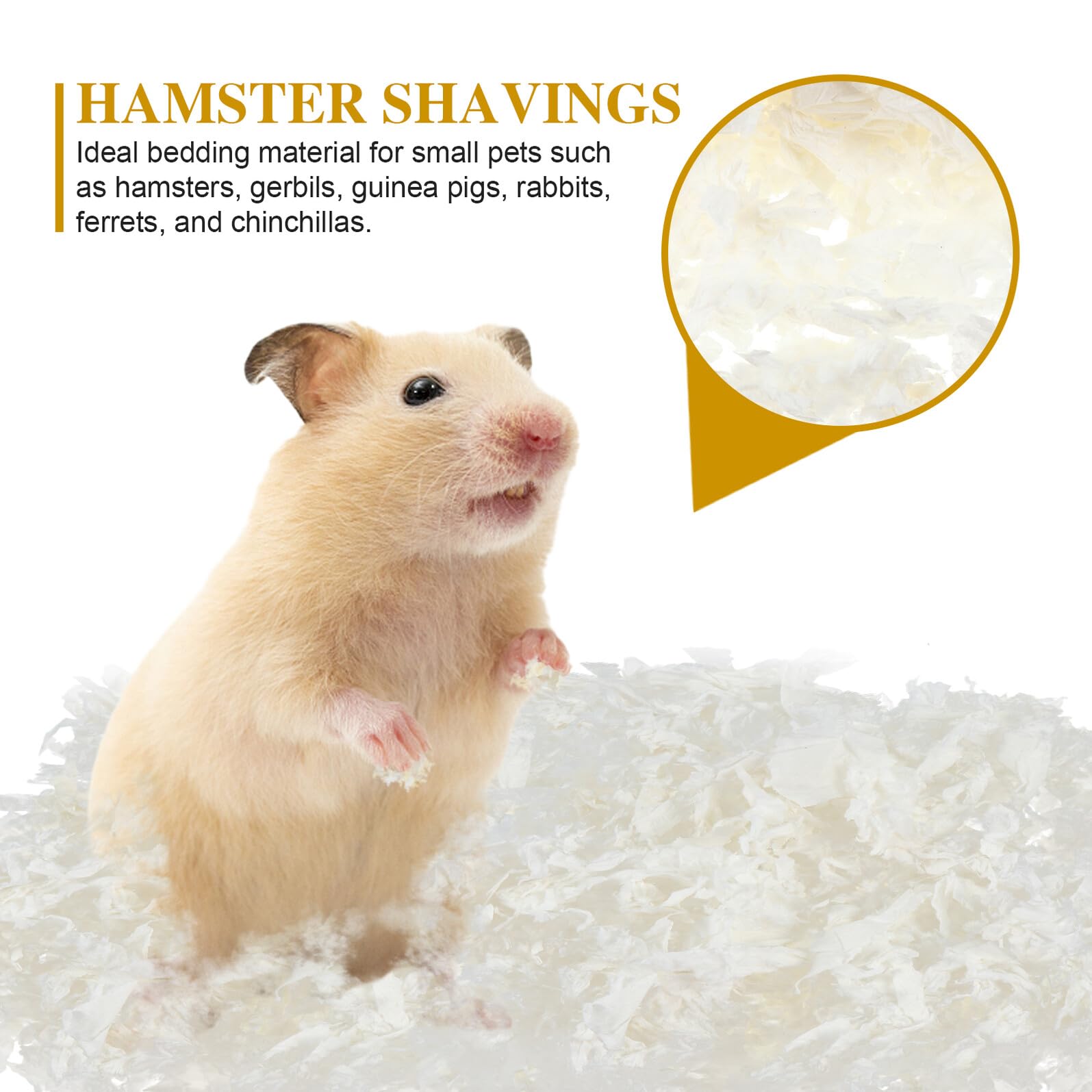 VALICLUD Pets Rest Saugfähige Einstreupapiere für Kleintiere – 1 Packung Hamsterstreu Meerschweinchenstreu Staubarme Weiße Papierfasern Natürliche Feuchtigkeitsaufnahme Geruchsbindend für