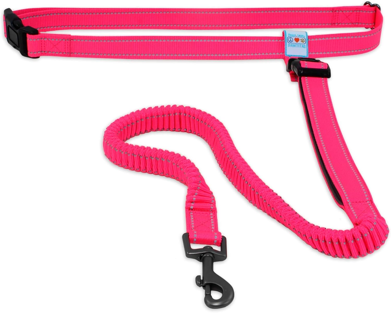 Pawtitas Dog Running Leash Hands Free for Large and Medium Dogs A Waist Leash for