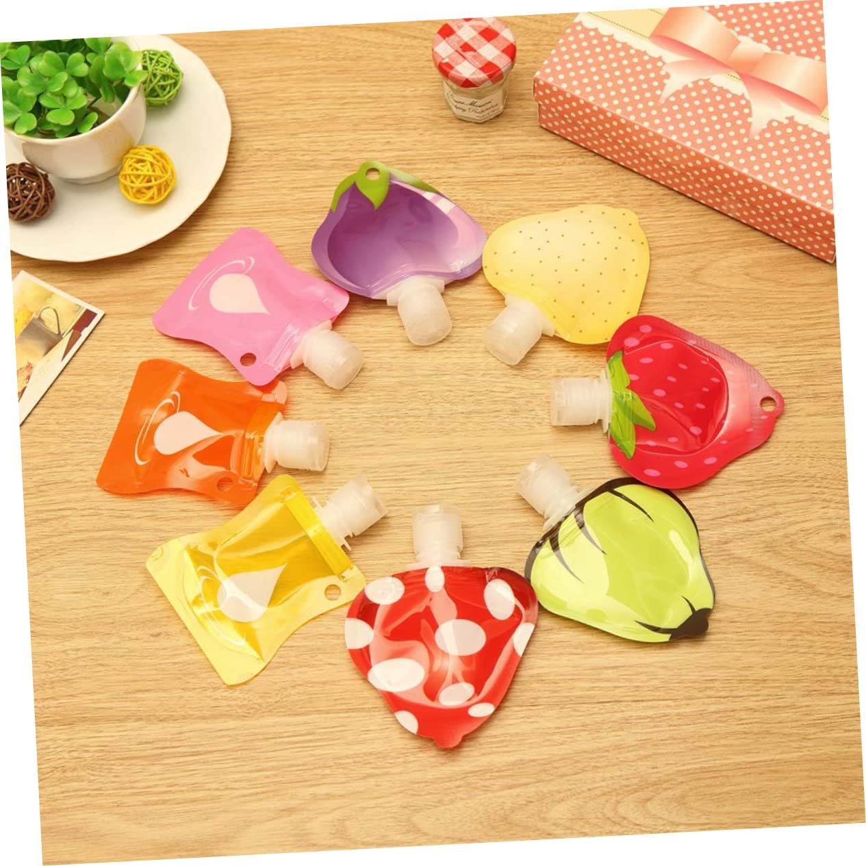 FOMIYES Pz bottiglie di silicone travel size bottles travel bottles bottiglia da toilette da viaggio bottiglia di shampoo da viaggio contenitori bottiglia vuota da viaggio Riempimento