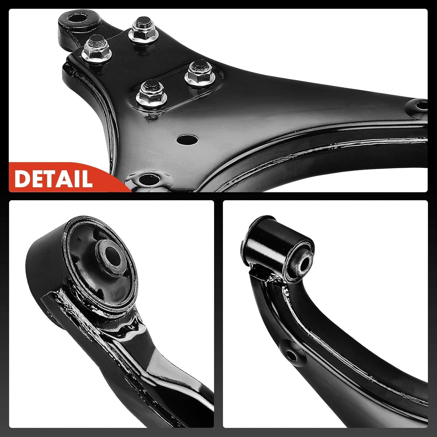 A-Premium 2 x Front Lower Control Arm, with Bushing, Compatible with Kia Sportage 2005-2010, Hyundai Tucson 2005-2009