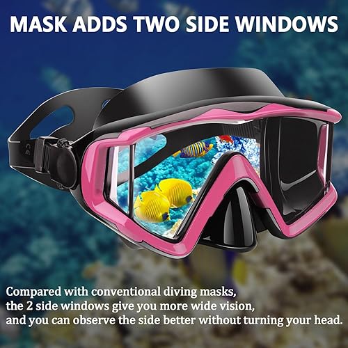 Miniatura 2 de Equipo de snorkel Máscara de snorkel Conjunto de buceo Máscara de buceo Máscara de buceo Equipo de snorkel Gafas de natación Conjunto de snorkel