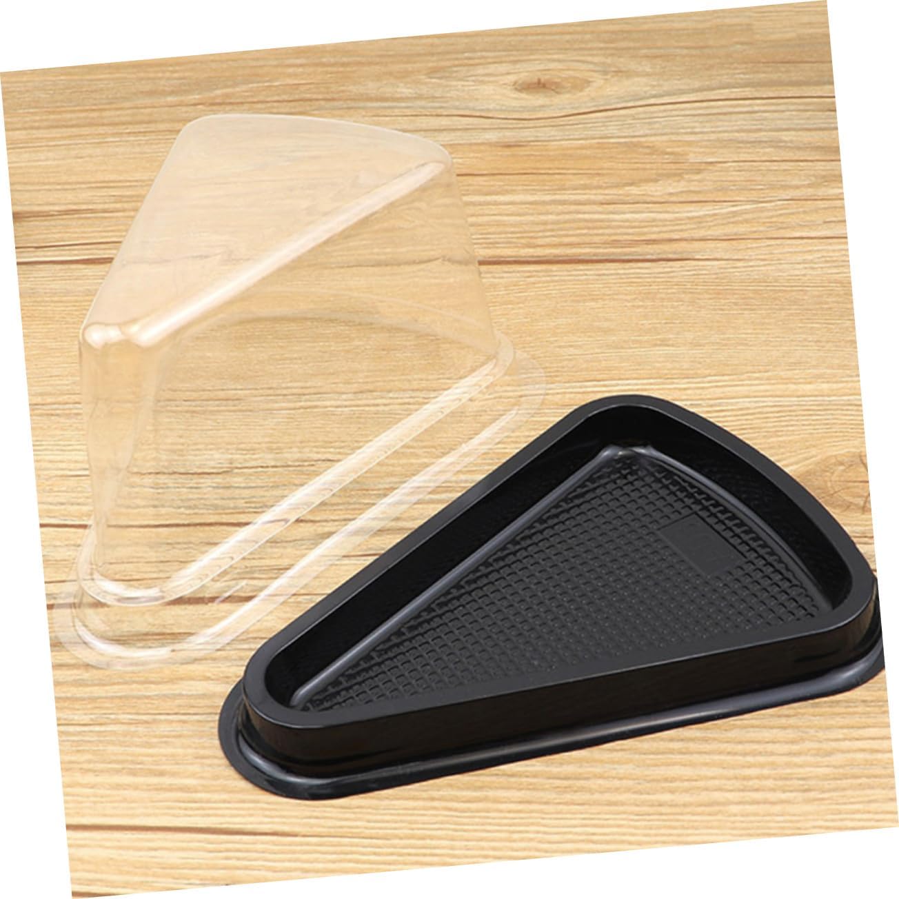 Quality Material Triangle Cake Box Cupcake Cheesecake Carrier 100pcs Sturdy Packaging for Present Occasion