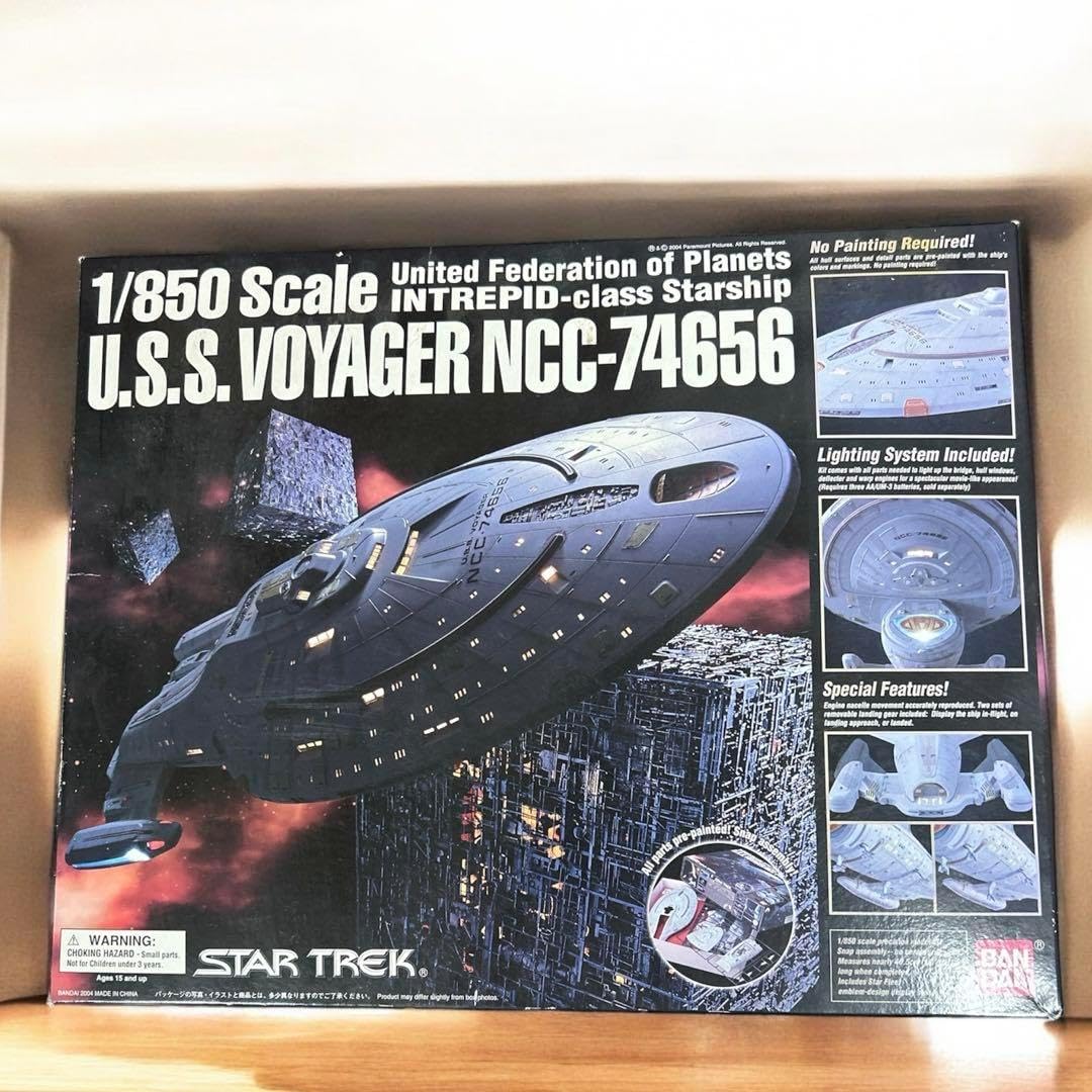スタートレック ボイジャー 1/850モデル バンダイ製 未開封 スタート