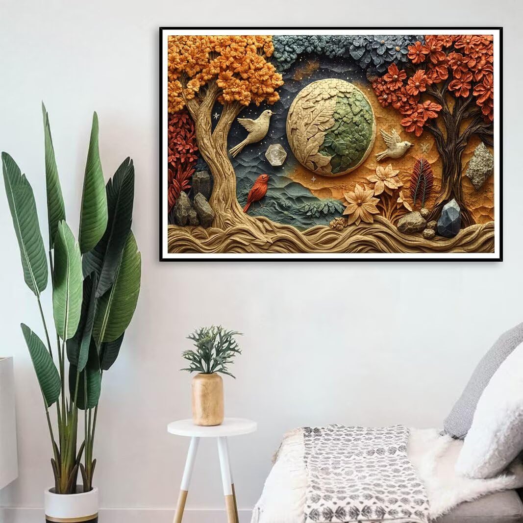 Puzzle 2000 Pezzi, Puzzle Foresta, Misura: 100x71cm, Regalo Donna -8689