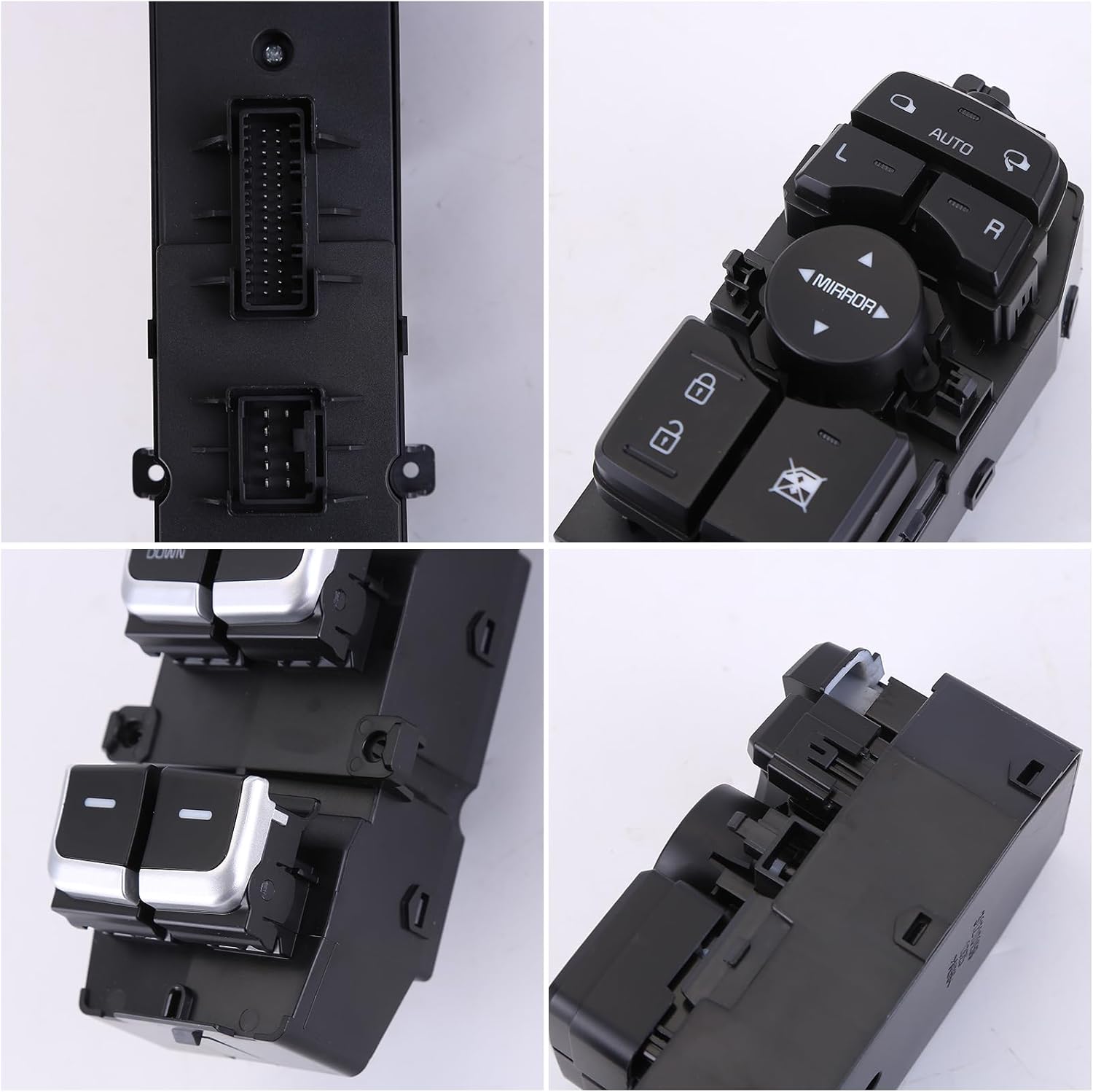 Left Driver Side Master Power Window Switch Fit for Kia for Sorento 2015-2020, 93570-C5010 Car Power Window Control Switch Replacement