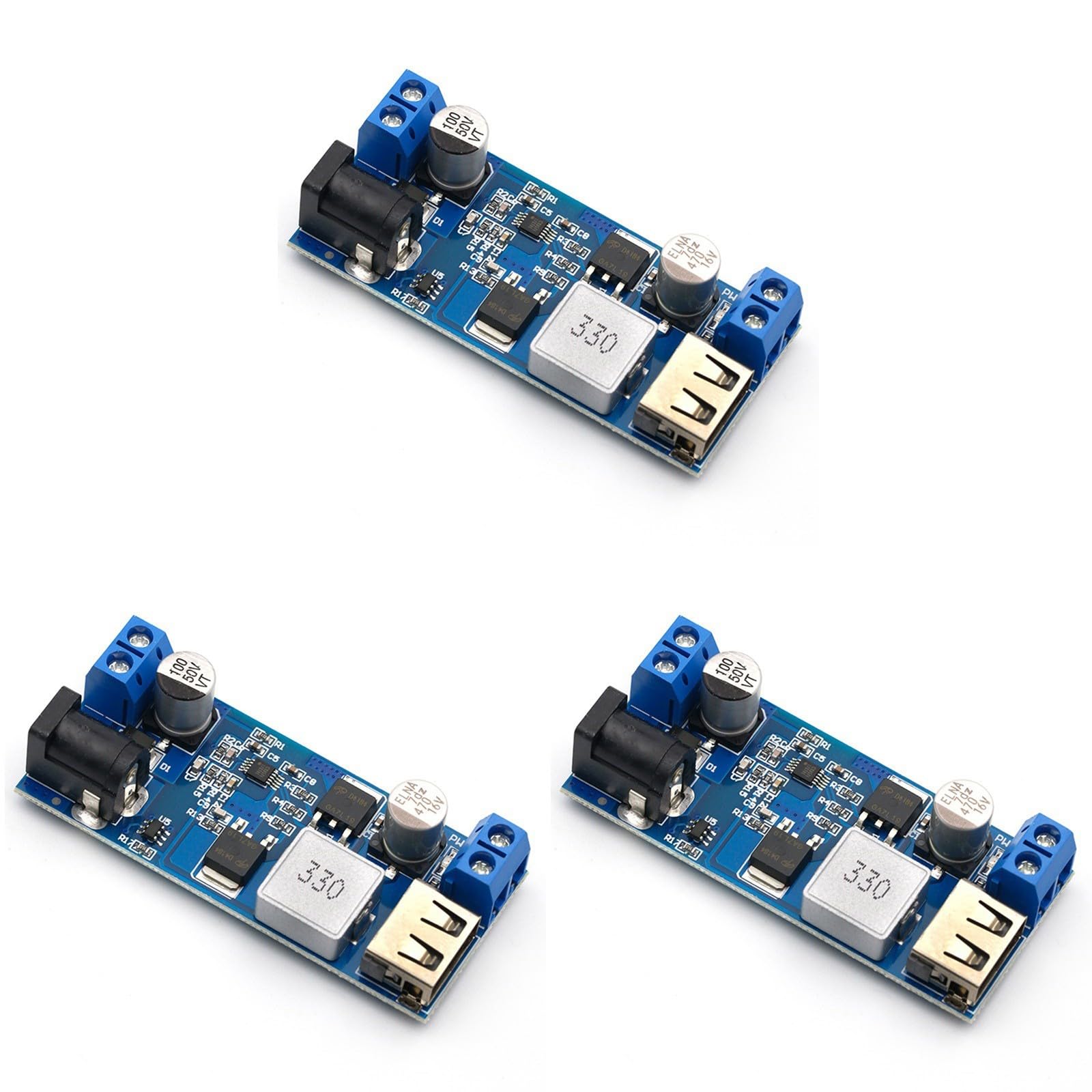 Amazon.co.jp: DCDC 24V/12V~5V 5A ステップダウン電源モジュール 高