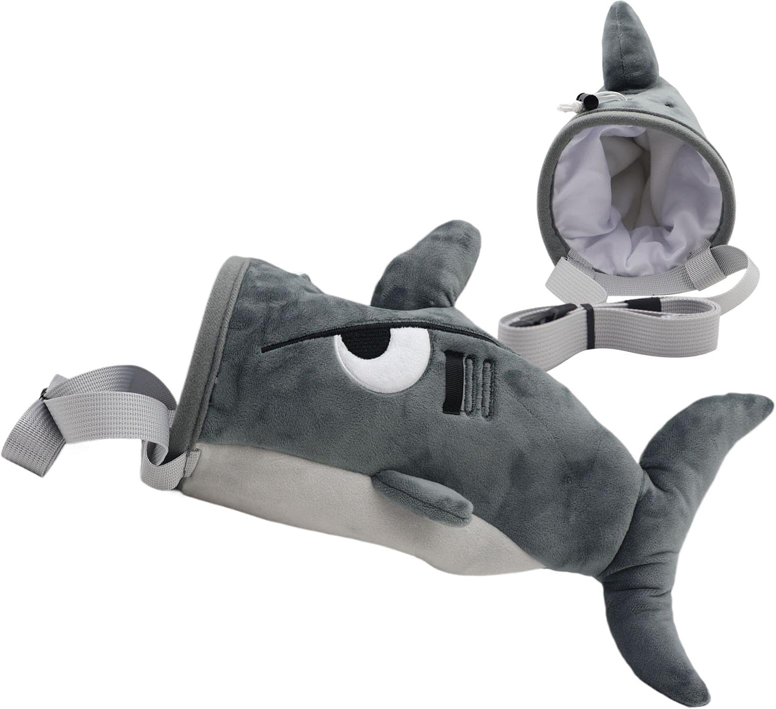 Shark Chalk Bag for Rock Climbing, Chalk Bag Bouldering Shark - Animal Bouldering Chalk Bag, Rock Climber Gym Sport Chalk Pouch for Weightlifting, Gym, Disc Golf