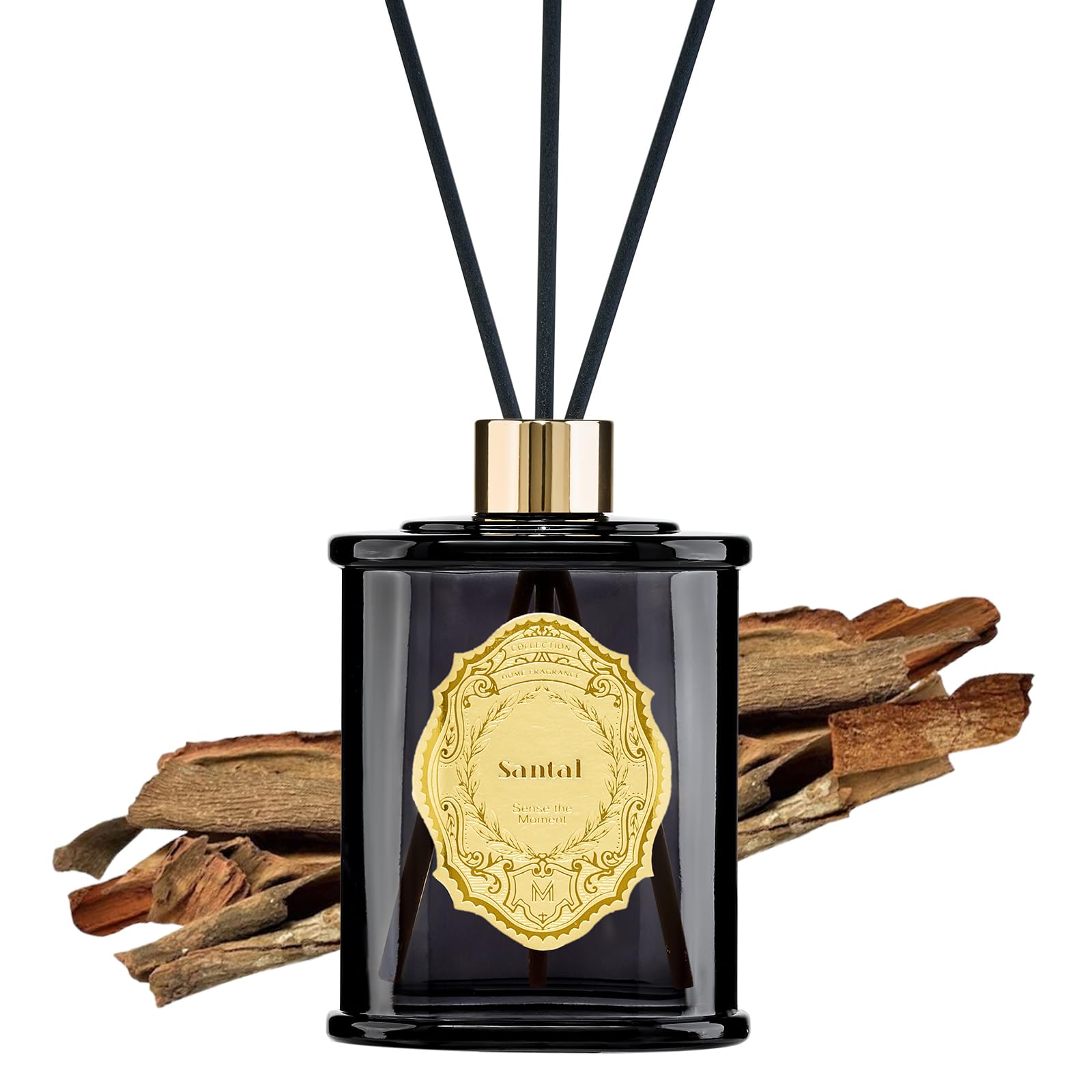 M&SENSE Raumduft 240ml|Reed Diffuser mit 7 Duftstäbchen|Luxus Lufterfrischer für Badezimmer,Wohnung,Heimdekoration|Raumduft Stäbchen
