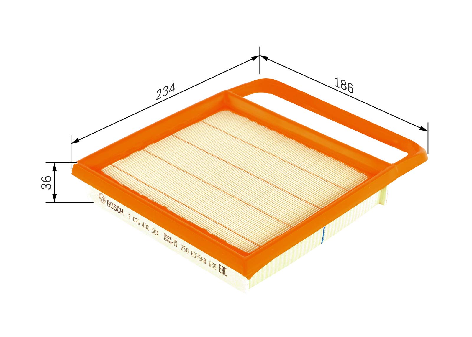 Bosch Automotive S0564 Luftfilter – Hochwertiger Ersatzfilter Für Saubere Motorluft & Optimale Leistung