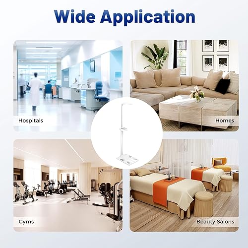 Miniatura 8 de Báscula digital profesional para médicos, báscula de oficina médica con pantalla LCD todo en uno, báscula profesional de médico para peso corporal y