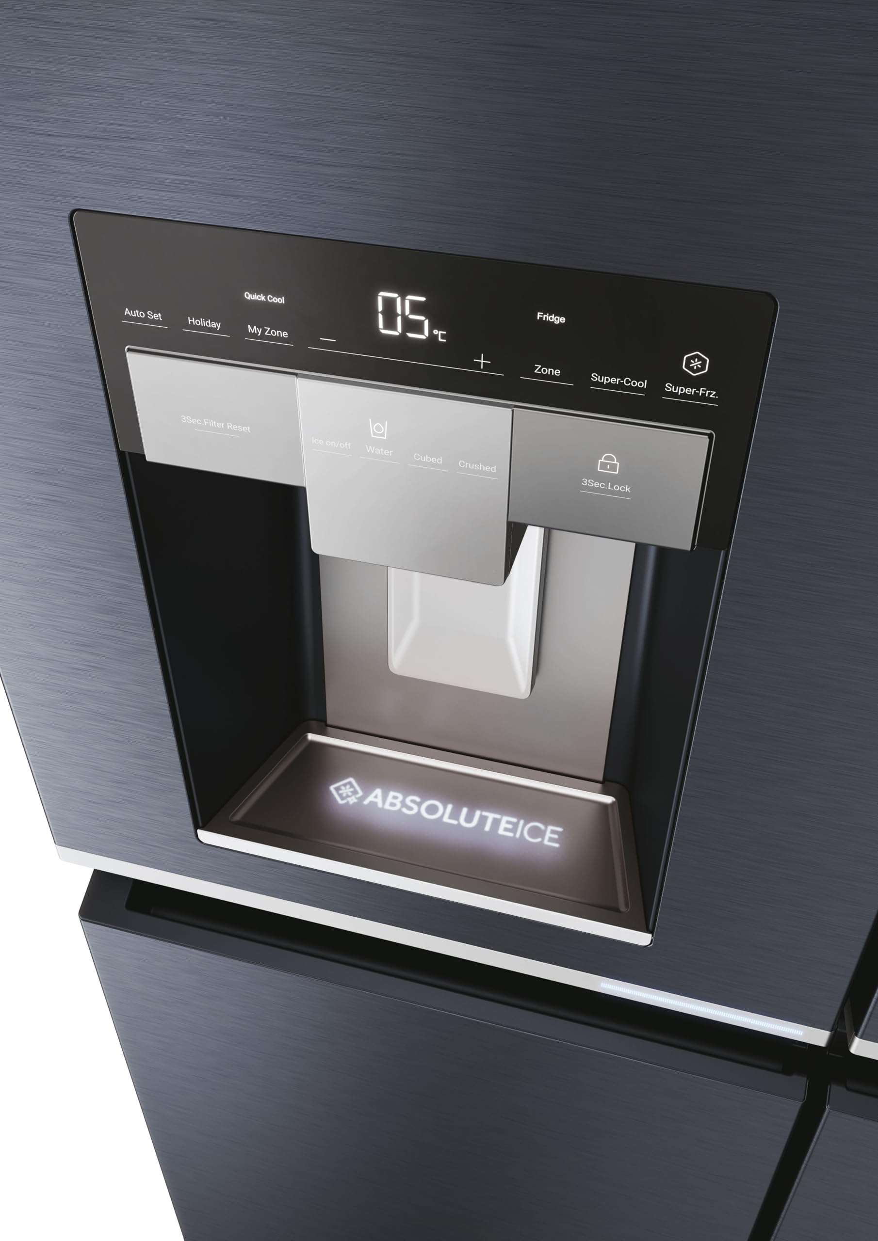 Haier Cube 90 Serie 7 HCR7918EIMB frigo américain Pose Libre 601 L E Noir