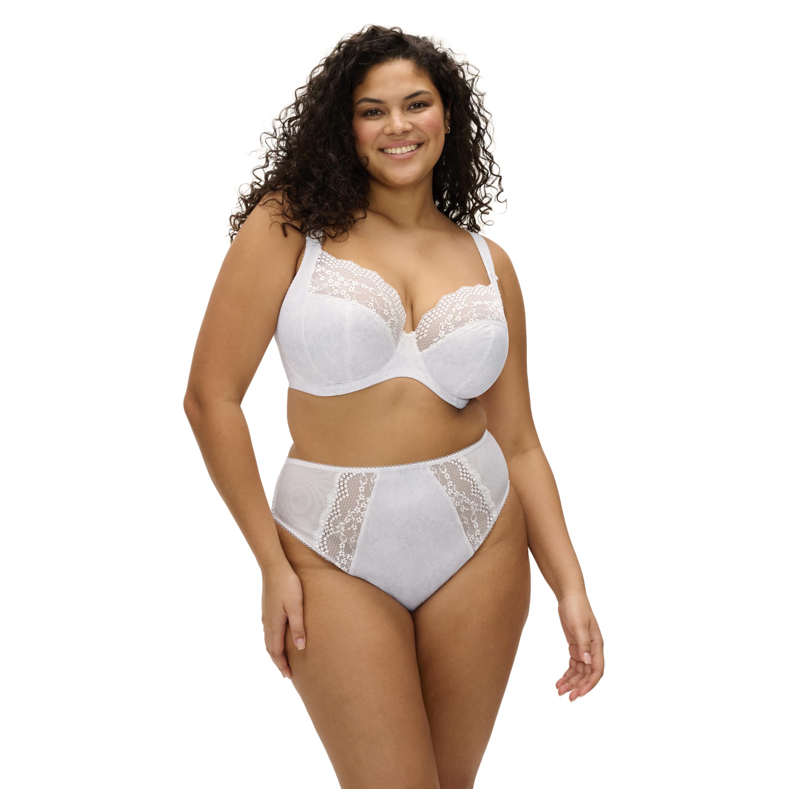 Elomi Lucie - Sujetador Elástico con Escote de Encaje Sujetador Plunge Mujer