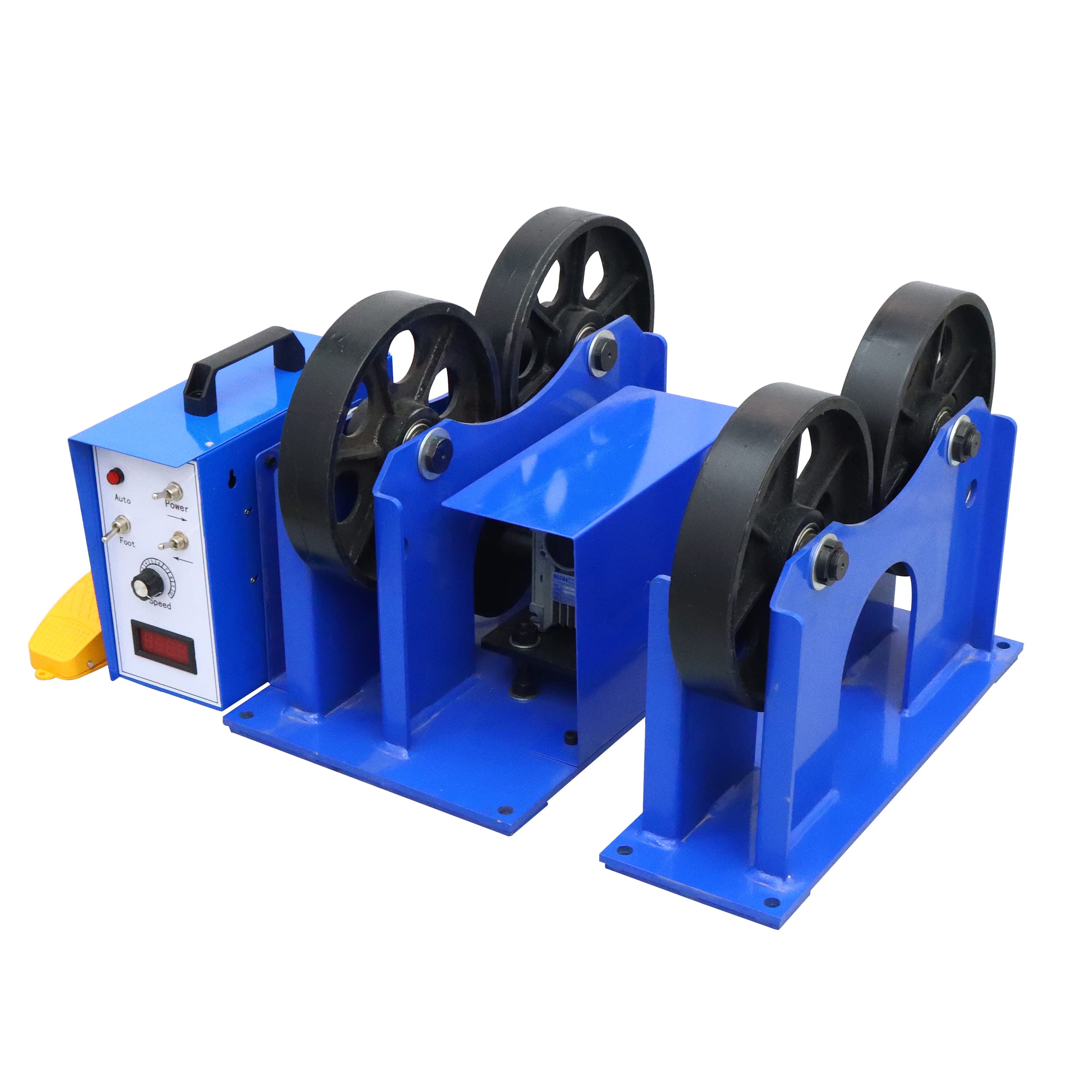 LGXEnzhuo 2200LB Tank Turning Welding Rolls, 110V Pipe Tank Turning Rolls Linkage Rollers, Welding Holder, Range 20-800mm/0.8