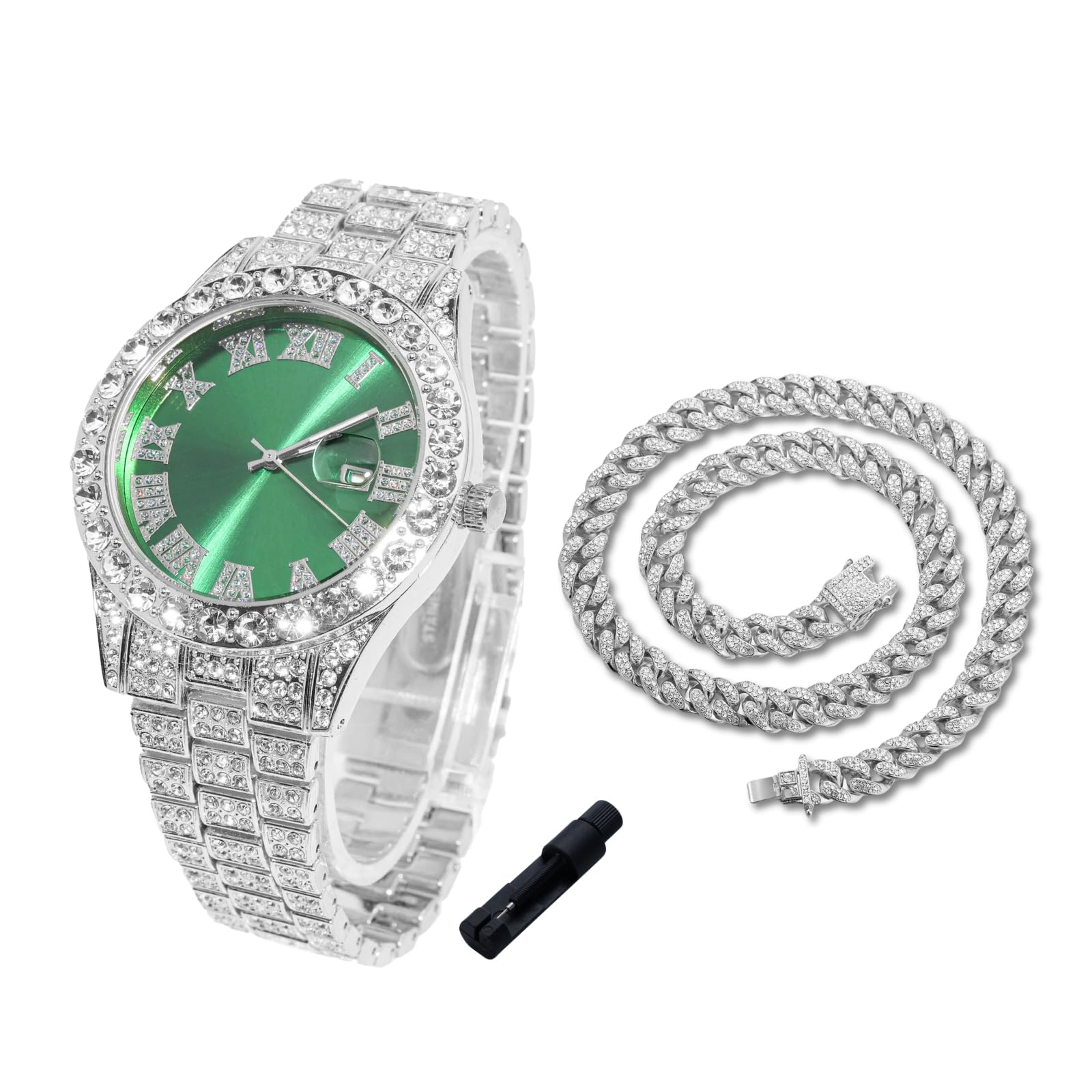 Halukakah Watch for Kids - 42MM Blue/Green/Red Dial - 8" Length