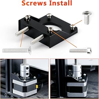 Ender3V3KEパーツ Amazon.com: Ender 3 Aluminum Dual Z Axis Lead Screw Upgrade Kit 3D